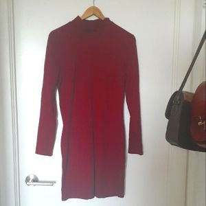 Dynamite Moc Neck Dress